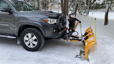 toyota tacoma snow plow|tacoma with plow for sale.